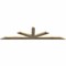 Ekena Millwork Saratoga Rough Sawn Timber Gable Bracket, Douglas Fir, 84"W x 21"H x 2"D x 4"F, 6/12 Pitch GBW084X21X0204SAR00RDF - alternate 5